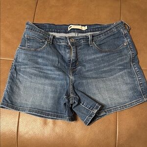 Blue Denim Shorts